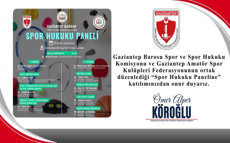 SPOR HUKUKU PANELİ